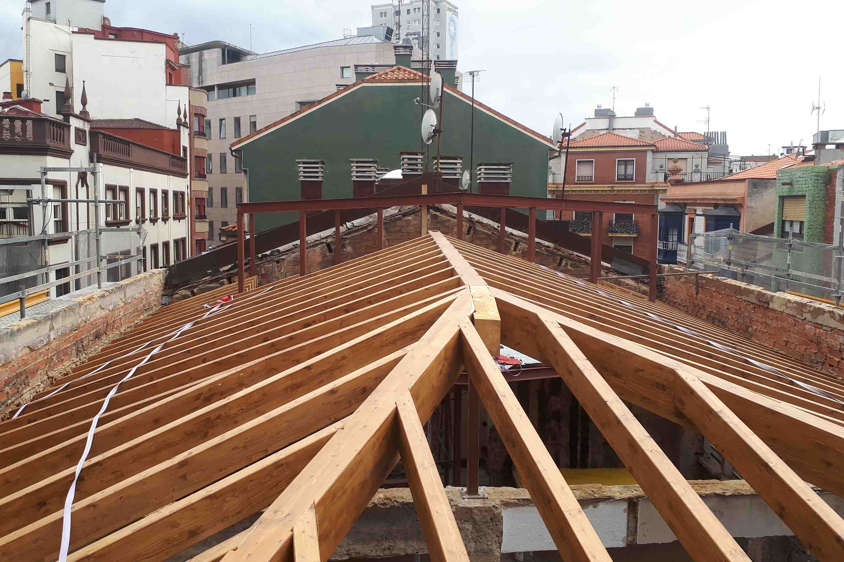 Colocación Tejado Salustio Regueral